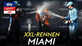 Spannender Kampf ums Podium! | Rennen - XXL Highlights | Großer Preis von Miami | Formel 1