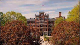 A Bird's-Eye View of Clark University's Campus