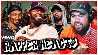 Slim Shady is Back AGAIN | Eminem, 50 Cent, Snoop Dog - Gunz N' Smoke RAPPER REACTS