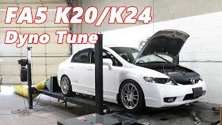 K20/K24 FA5 Civic Si Dyno Tune