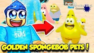 I Got INSANELY RARE GOLDEN BUDDIES In Spongebob Simulator!!