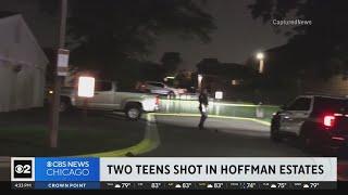 3 in custody after 2 teens shot in Hoffman Estates