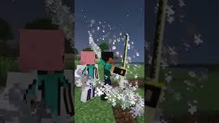 Magical Powers of Herobrine ...#shorts #minecraft #anime