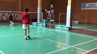 Canadian badminton talent Victor Lai at Danish Junior Cup International - part 3