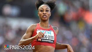 Olympic champ Camacho-Quinn easily advances from lane 9 to 100 hurdles semis at Worlds | NBC Sports