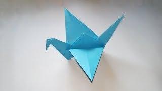 How To Make an Origami Flapping Bird - Easy Origami Intructions