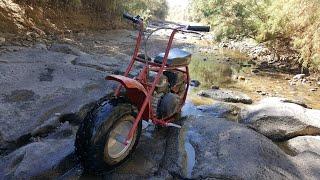 Mini Bike Adventure - Hitting The River Bed [Coleman CT200U-A]