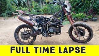 Restoration Abandoned Old Motorcycle Demak DTM 150 | Motorcycle Full Restoration | Time Lapse