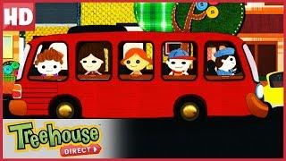 Wheels On the Bus Song | ELF Learning | Nursery Rhymes for Kids