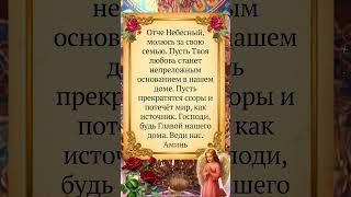 Отче Небесный, молюсь за свою семью. Пусть Твоя любовь станет непреложным основанием в нашем доме.