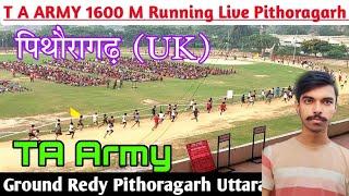 T A Army Ground Pithoragarh Uttarakhand 2024 I  Running Live Proof Video 2024. Ssc Warriors.