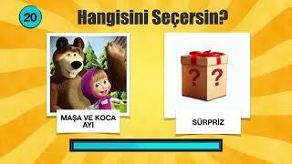 Hangisini Seçersin? |  Çocuklar İçin Eğlenceli Test | Quiz