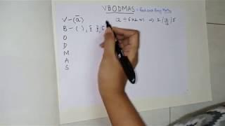 VBODMAS RULE | MATHS | IBPS | RRB