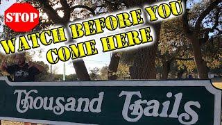 Campground Review - Thousand Trails Medina Lake (RV Living Full Time)