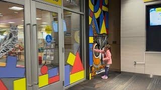 Cute Baby Girl Goes to the LIBRARY #library #fun #books #cutebaby