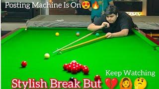 Umar Khan Stylish Break against Umair Johny  | Pakistani Stephen Lee  | Snooker Champions Official