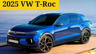 First Looks..!! 2025 VW T-Roc; Exterior and Interior Revealed | Release Date.