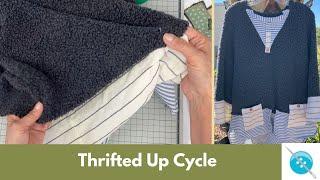 Transforming a Thrifted Top, #thrifted, #upcycling