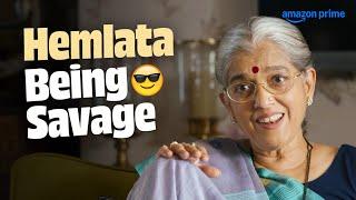 Hemlata Being Savage  | Ratna Pathak Shah | Happy Family Conditions Apply | Prime Video India