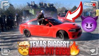 STOLEN HELLCATS PULLED UP CRAZY AND TOOK OVER TEXAS LEGAL PIT **$2,000 CASH PRIZE**