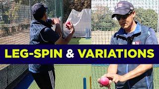 How To Bowl LEG-SPIN & Variations | GOOGLY, TOP SPINNER, FLIPPER. Bobby Malik Wrist-Spin Tips