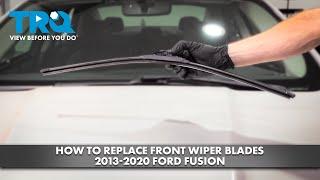 How to Replace Front Wiper Blades 2013-2020 Ford Fusion