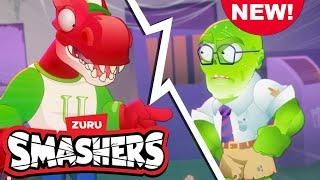 NEW!!! School House of Spooky @Smashers Dino Animated Stories  Dinosaur Kids Cartoons  