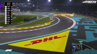 Le dicen por radio a Checo que ayude a Max con su rebufo - Q3 Abu Dhabi GP