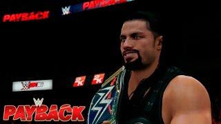 WWE 2K16 Payback 2016 - Roman Reigns  vs.  AJ Styles
