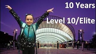 10 year old Level 10/Elite gymnast, Nicole Olivia