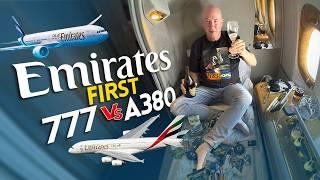 Emirates FIRST CLASS showdown: A380 Vs 777?