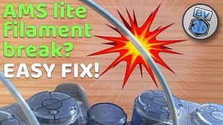 The EASY way to Clear AMS lite Filament Breaks!