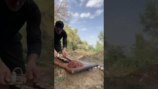 cookingoutdoor️ #cookingshorts #food #campfirecooking #cooking #campfirefood  #campingfood