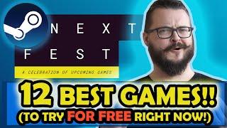 STEAM NEXT FEST - 12 Best Games To Try Right Now! | BEST DEMOS February 2025