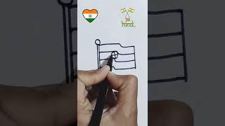 Indian Flag | Des Rangila #shorts #trending #youtubeshorts #drawing