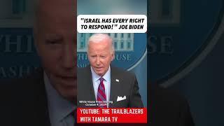 Israel Has Every Right to Respond! Says Joe Biden | U.S. Stance on Iran Strikes & Threats
