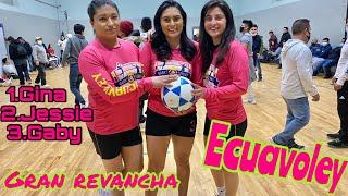 ️ ESPECTACULAR PARTIDO DE ECUAVOLEY️ | La Gran Revancha [Gina-Jessie-Gaby Vivas] VS Trio de la 6