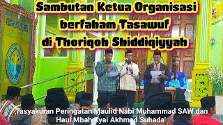 Sang Ketua Umum DPP Organisasi Shiddiqiyyah. Tasyakuran Maulid Nabi Muhammad SAW&Haul Mbah Suhada'