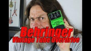 Budget Gear - Behringer TO800 Vintage Tube Overdrive