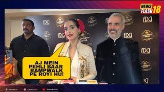 Sonam Kapoor Got Emotional During Blenders Pride Fashion Tour Rohit Bal