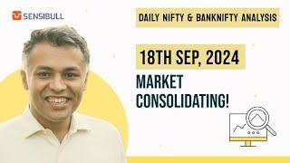 NIFTY and BANKNIFTY Analysis for tomorrow 18 September