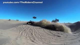 Sandrail roosts random guy in Glamis Sand Dunes