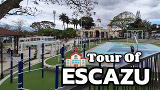  [4K] Tour Escazu, Costa Rica + Historical Church || High End Town Near San Jose #travel