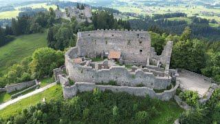 Exploring Eisenberg castle ruin - One of the two medieval twin castles - Full tour + History