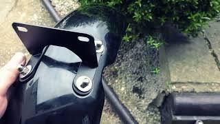 TRIUMPH STREET SCRAMBLER 900 2018 FENDER HIGH BRACKET EXSTENDER HOW TO