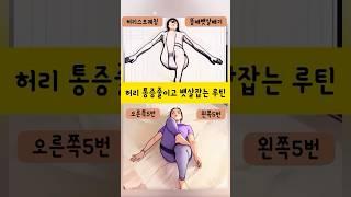 허리 통증 줄이고 뱃살까지 잡는법 #허리통증완화 #허리디스크운동 #허리통증운동 #홈트는써니요가 #써니요가