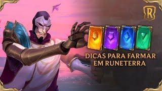 DICAS DE RECURSOS PARA INICIANTES NO LEGENDS OF RUNETERRA