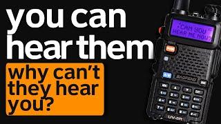 Baofeng UV-5R: Why Don't Other Radios Hear My Baofeng? Also Applies To Any GMRS or Ham Radio