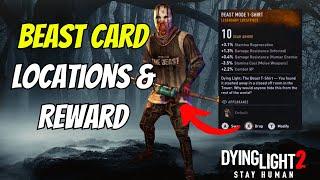 All Beast Card Locations And Secret Reward In Dying Light 2 Halloween Tower Raid