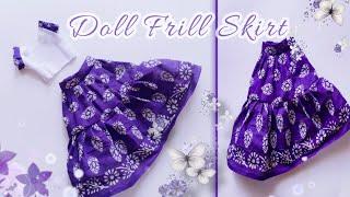 How to make Doll Frill Skirt and Crop top | Harini Creations